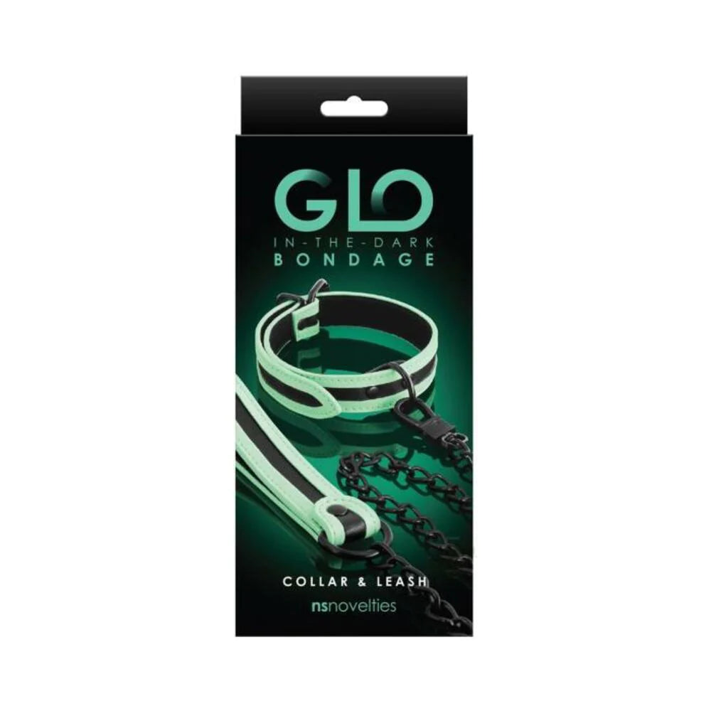 GLO Bondage Collar and Leash