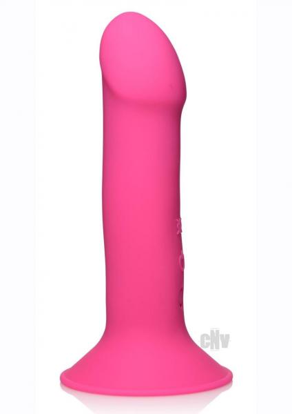 Squeeze It Vibe Phallic Dildo Pink