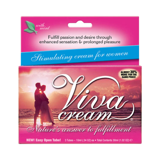 Viva Cream: Stimulating Cream For Women 3 Tube