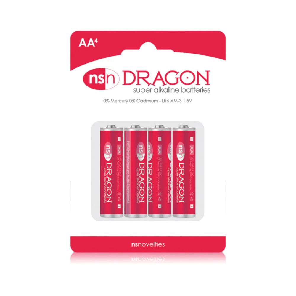 Dragon Alkaline Batteries 4 Pack AA