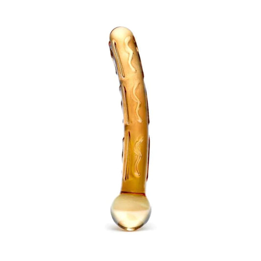 Glas Orange Tickler Glass Dildo