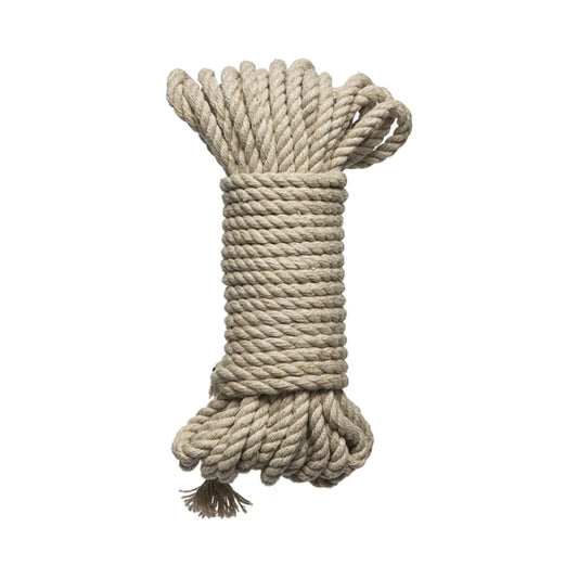 Kink Bind & Tie Hemp Bondage Rope 30 Feet Natural