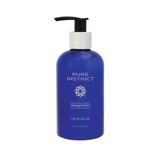 Pure Instinct Pheromone Massage Lotion True Blue 8oz