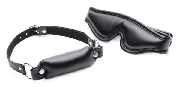 Padded Blindfold And Gag Set