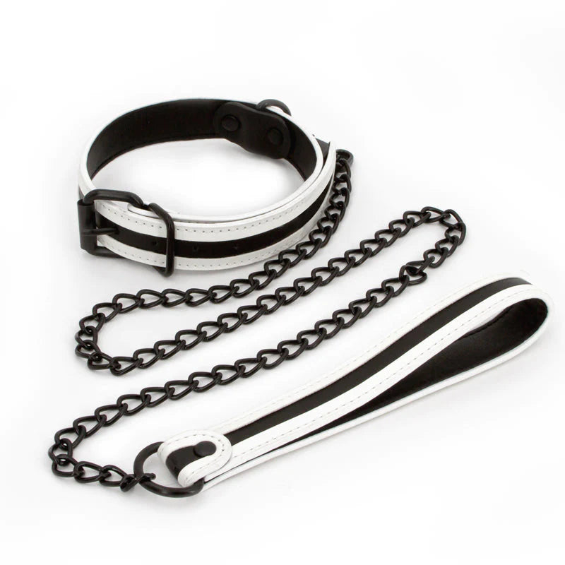 GLO Bondage Collar and Leash