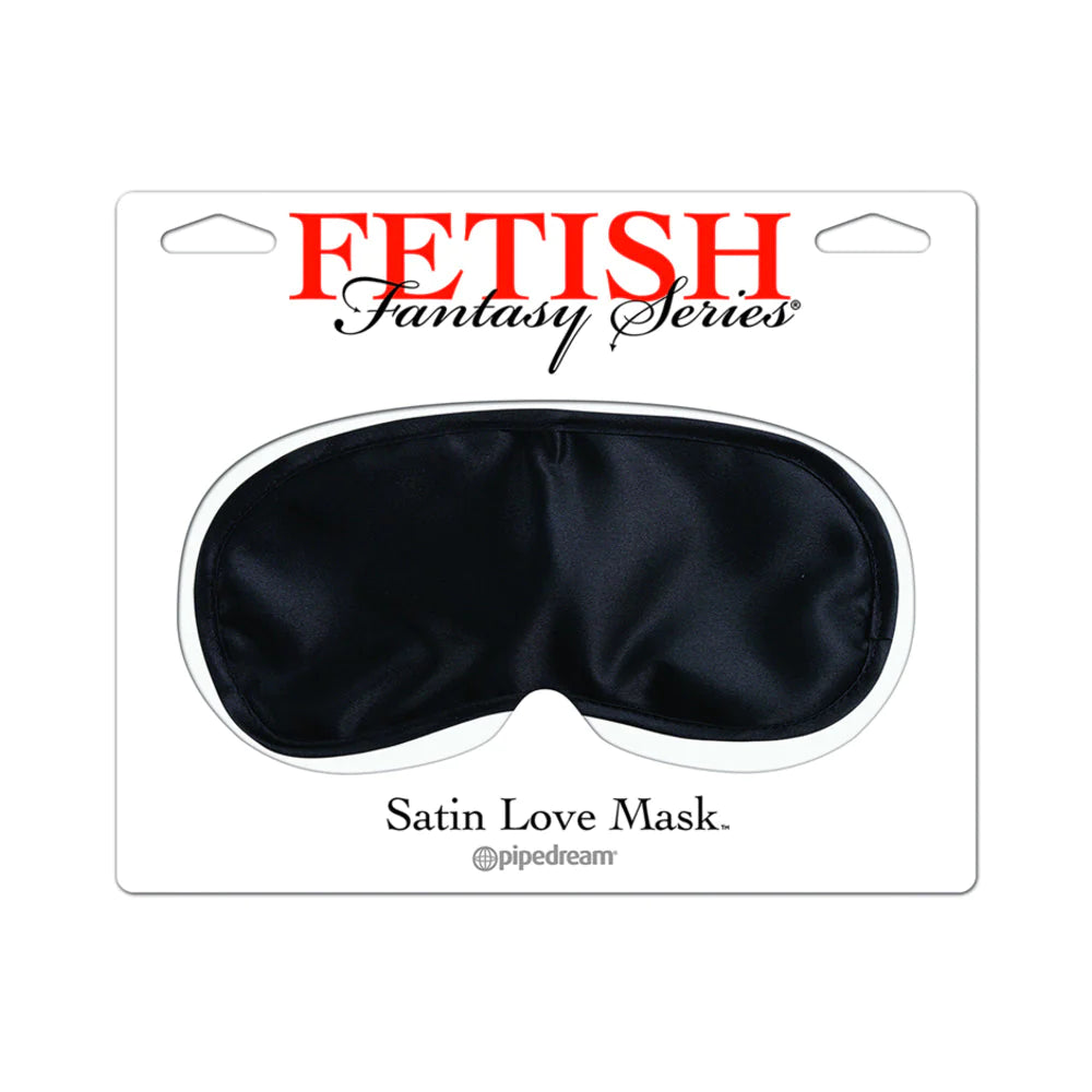 Fetish Fantasy Satin Love Mask Black O/S