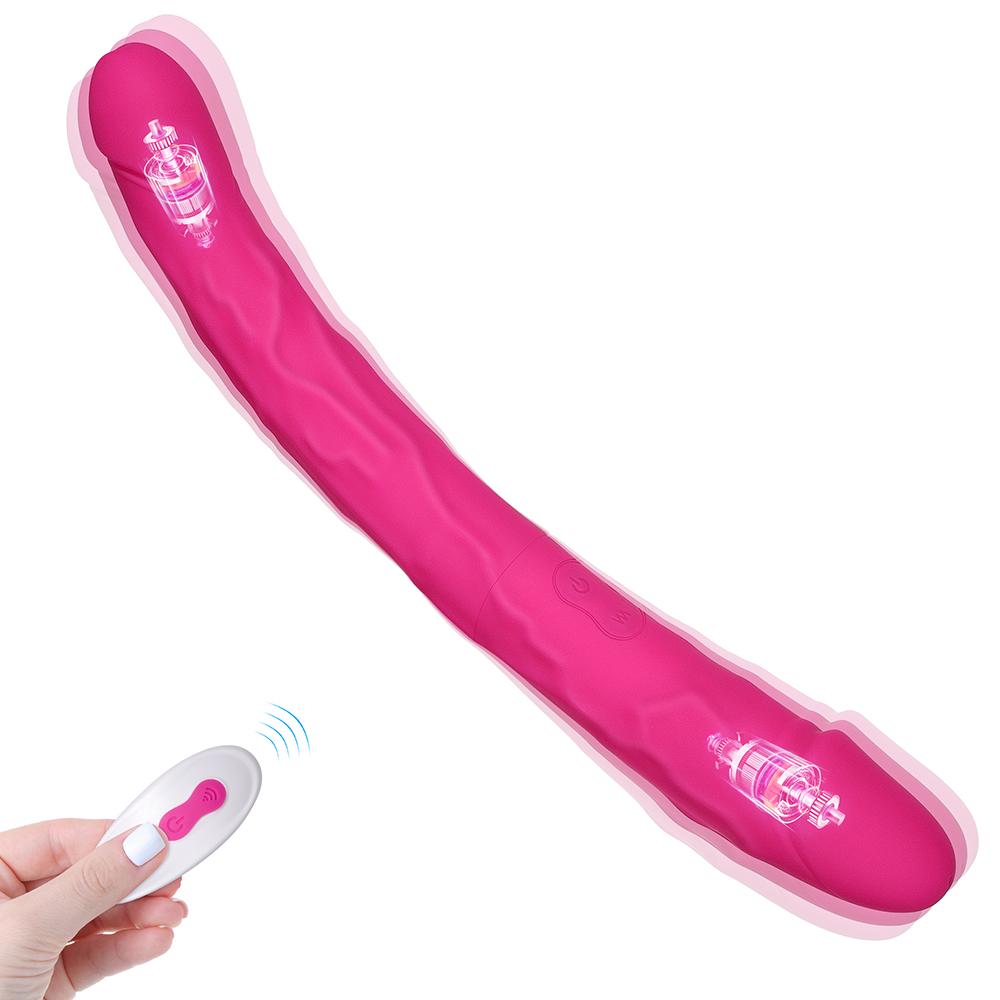 Sappho 12" Vibrating Double Ended Dildo